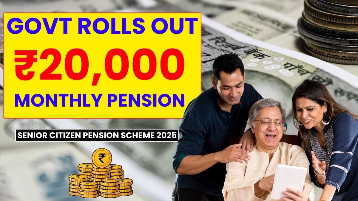 Pension Boost 2025! Elderly to Receive ₹20,000 Every Month Under New Govt Scheme